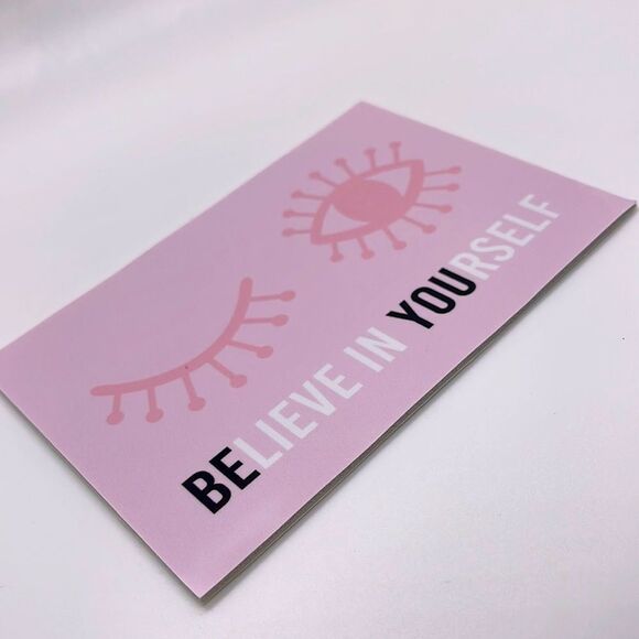 NWT M.C. squares BELIEVE IN YOURSELF Reusable adhesive white board cut out - Picture 5 of 6